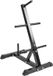 Gorilla Sports Support de disques noir 30/31 mm - Incliné - Support d'haltères