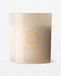 HEMA Bougie en verre Ø8x9cm Lettre O (crème)
