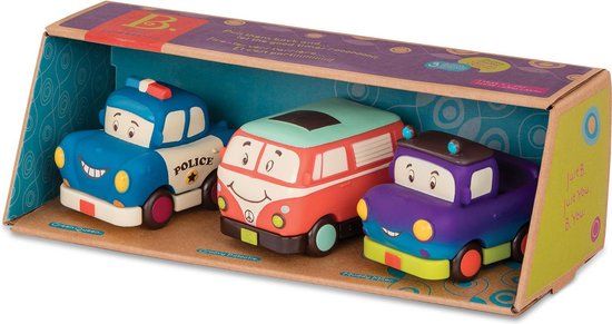 B.Toys Mini Wheeee-ls! Pull-back Police set