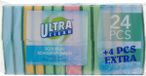 Ultra Clean Schuursponsjes / schoonmaaksponsjes - 72x stuks - 8 x 5 cm - schoonmaken