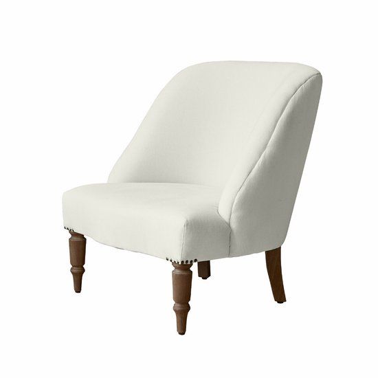 LOBERON Leunstoel Maplewood wit
