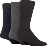 Merkloos SOCKSHOP - 3-Pack Heren Effen en Geprinte Bamboesokken