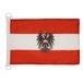 AZ FLAG Bootvlag Oostenrijk met adelaar 45x30 cm Plastic Ringen
