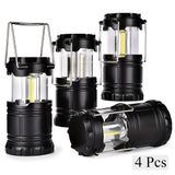 Merkloos / Sans marque 3Pagen Versand und Handelsges. mbH Noodlamp - 4-Pack Superheldere LED Campinglantaarns