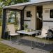 Mojawo Campingmeubelset van 3 aluminium - Beige