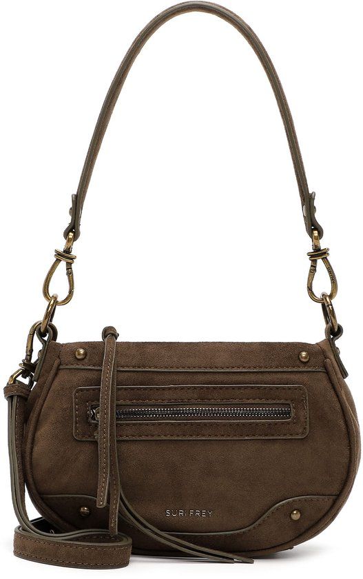 SURI FREY Brittney Hobotas Dames Polyester Ritssluiting Enkel Polyester Olijfgroen