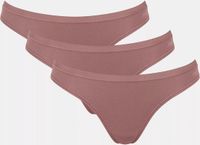 Sloggi GO Daily Cotton Mini 3P Dames Onderbroek - Cacao -