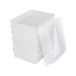 Cetomo Plastic opbergdoos voor lingerie en sokken met deksel, lingerie-sokken-organizer, stapelbare lade-organizer met scheidingswanden, garderobenkorf, grijs (31 x 24 x 8 cm)