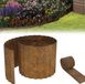 QEENTOE Bordure de pelouse en alliage métallique, bordure pour parterres de fleurs, 5 mètres de long | 15 cm de haut