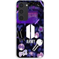 Samsung Galaxy S23 Plus BTS army logo Bangtan Subs Maniacase Coque