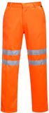 Portwest Hi-Vis polykatoen servicebroek RT45 - Oranje Lang - XL