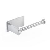 EMPAVA Zelfklevende toiletpapierhouder - SUS304 roestvrij staal roestvrij staal zonder boren papierrolhouder stok op muur voor badkamer, keuken, toilet, zilver