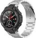 Strap-it stalen band - zilver - Geschikt voor Amazfit T-Rex (Pro)