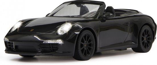 Jamara Porsche 911 Carrera S - 1:12 - Zwart - 27 MHz - 10 km/h