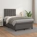 Maison Exclusive - Lit boxspring avec matelas, gris, 120x200 cm, similicuir