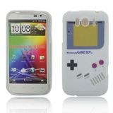 HTC Sensation XL G21 TPU silicone Gameboy retro design bescherming smartphone hoes case tas etui bumper thematys®