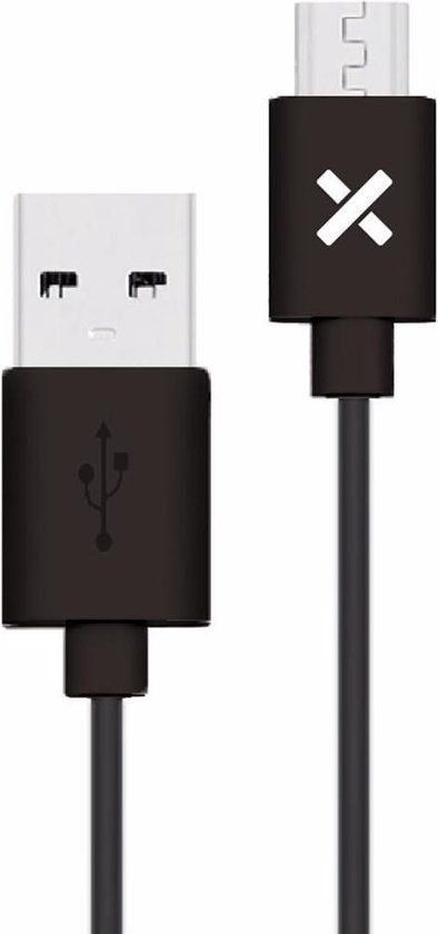 WeFix MicroUSB oplaadkabel 1m (Zwart)