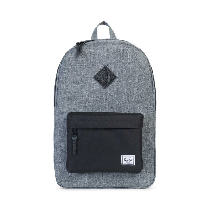 Herschel Heritage Rugzak - Zwart/Grijs - 15 inch