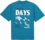 Garcia T-shirt met backprint blauw Jongens Katoen Ronde hals Backprint - maat 128