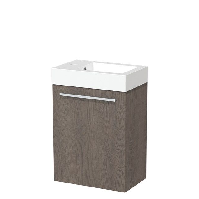 Maxaro Modulo Toiletmeubel 40 cm Donkerbruin Eiken