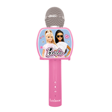 LEXIBOOK LEXIBOOK Barbie Bluetooth karaokemicrofoon met ingebouwde luidspreker en Smartphone standaard