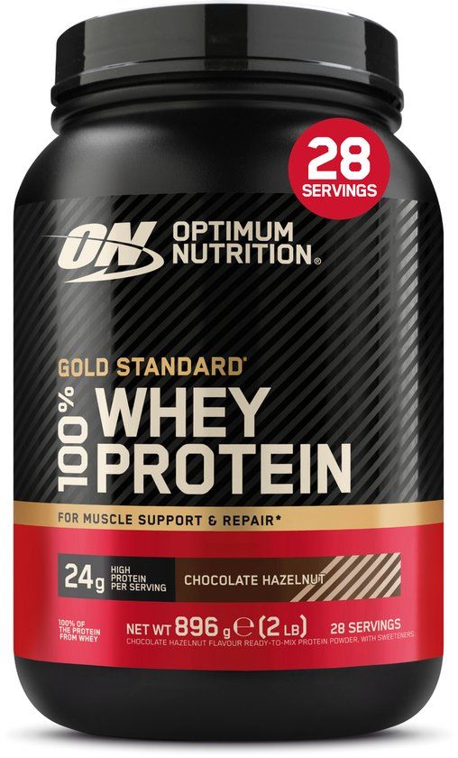 Optimum Nutrition Gold Standard 100% Whey Protein - Chocolate Hazelnut - 900 gram