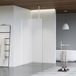 FortiFura Galeria inloopdouche - 50x200cm - Mat glas - Met profiel - Wit mat