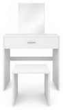 Aga Make-up tafel met kruk, model MRDT13-MW