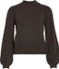 Vila Trui Viril Turtle-nk Balloon L/s Top - N 14084179 Coffee Bean Dames Maat - S