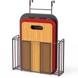 Simple Houseware Over kast deur organizer, mesh brons
