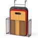 Simple Houseware Over kast deur organizer, mesh brons