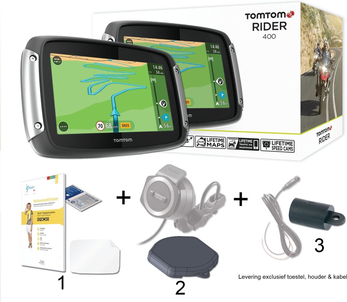 Waypoint TomTom Rider 40/400 - Essential kit