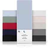 Blumtal Hoeslaken - Jersey - Katoen - Lichtblauw - 90 x 200 cm