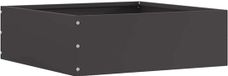 vidaXL Gazonrand 40 x 40 x 13 cm staal zwart
