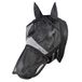 Pfiff 102947 Fly Protection Vliegenmasker met uv-bescherming, neusbescherming, zwart, pony