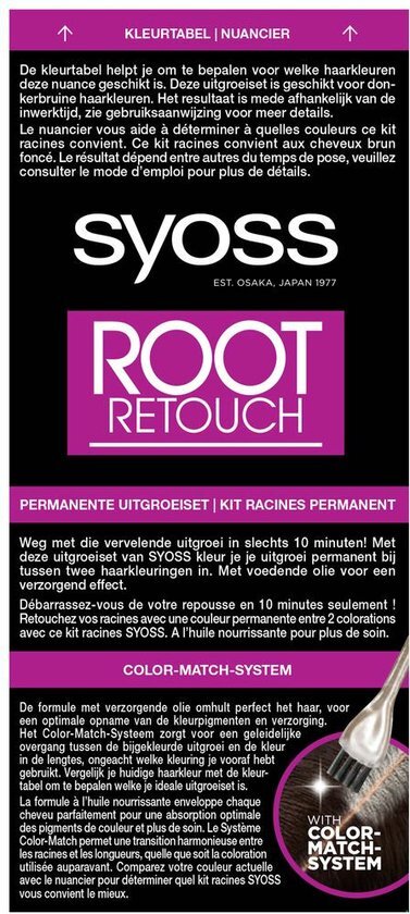 Syoss Root Retouch R4 Donkerbruin