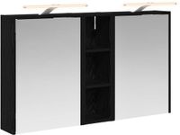 vidaXL Badkamerkastenset 3 st 106 x 16 x 62,5 cm Bewerkt hout