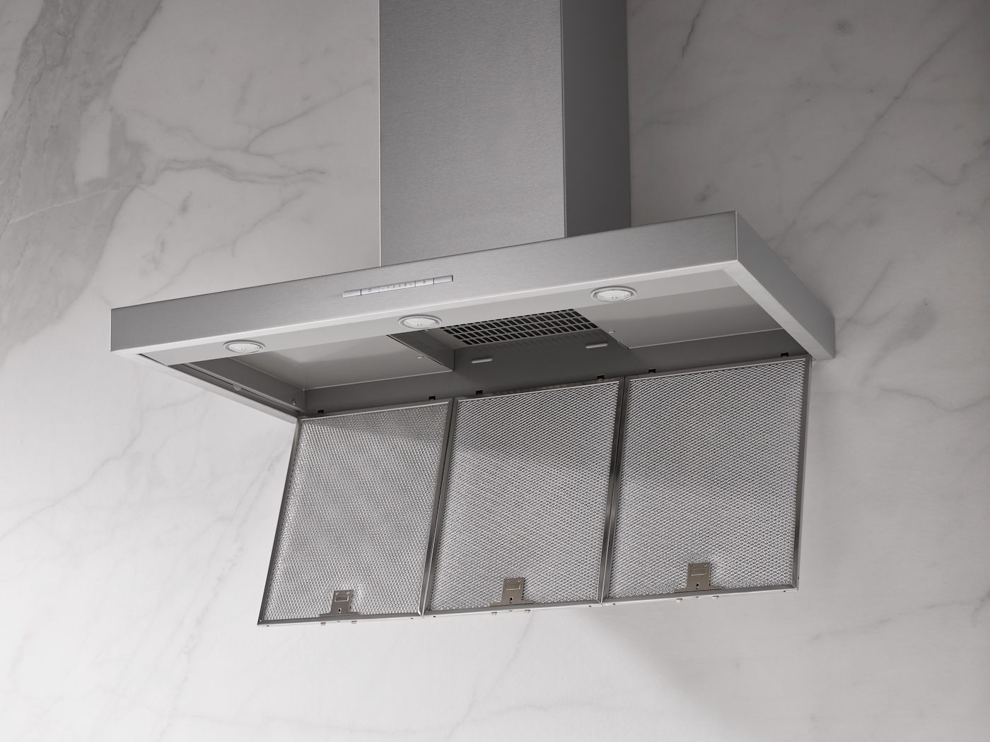 Miele PUR 98 W Muurmontage Afzuigkap - Roestvrijstaal - 650 m³/uur - A