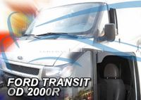 heko Team Heko Ford Transit zijwindschermen getint donker (korte / halve) raamspoilers tbv model VANAF 2000 - 2006