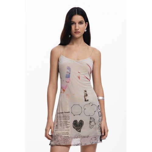 Desigual zomerjurk crème