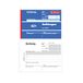 Herlitz 886606 kwitantieblok A6, 50 vellen, 10 stuks