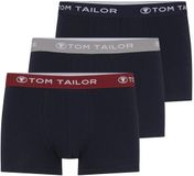 Tom Tailor - Korte boxershorts in een set van 3 - Maat XXL/8 - blue-dark-multicolor1