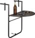 Merkloos Relaxdays Balkontafel hangend - inklapbaar - verstelbaar 3 hoogtes - 60 x 40 cm - bruin