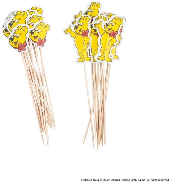 Zenker Set van 24 decoratieve prikkers Haribo