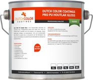 DCC PRO PU Houtlak Gloss - 2.5L - RAL 9005 | Gitzwart