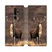 Beschermhoes Oppo Beschermhoes van leer voor Oppo A9 (2020) jacht, hert, wit