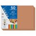 Dohe - A3-karton, bruin, voor knutselwerk en afdrukken (50 stuks) - 21 x 29,7 cm - 180 g/m² - kantoormateriaal