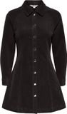 ONLY - ONLZEVA L/S SHORT CORD DRESS CC PNT - Meisjes - Mini jurken - M - Katoen - Chocolate Torte