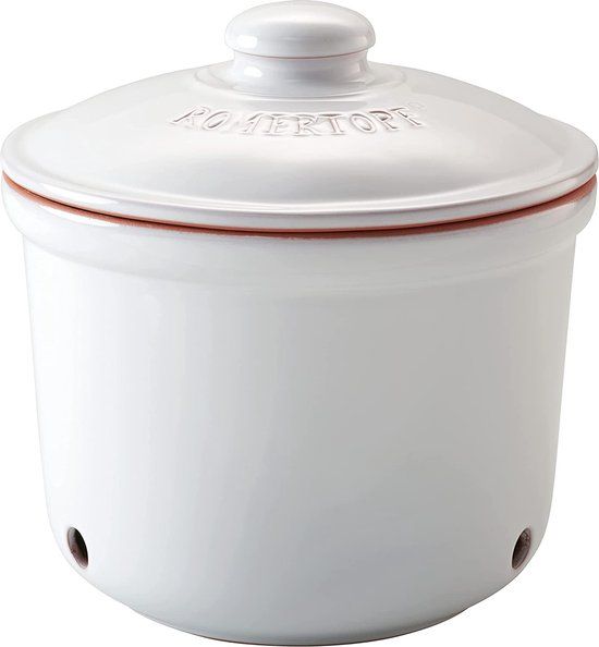 Römertopf 41504 Verse Uienpot - Wit - Keramiek