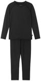Reima Sportti Lange Mouwen Basislaagset Zwart 104 Kinderen Unisex Polyester